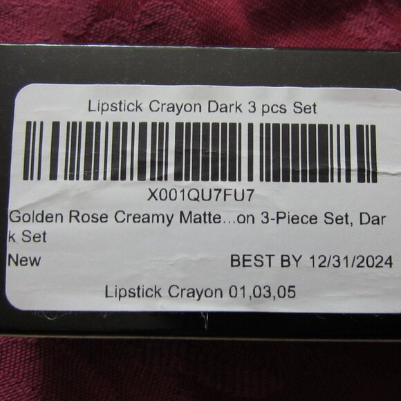 Golden Rose 3PK Lipstick Crayon Set NIB - Picture 4 of 7